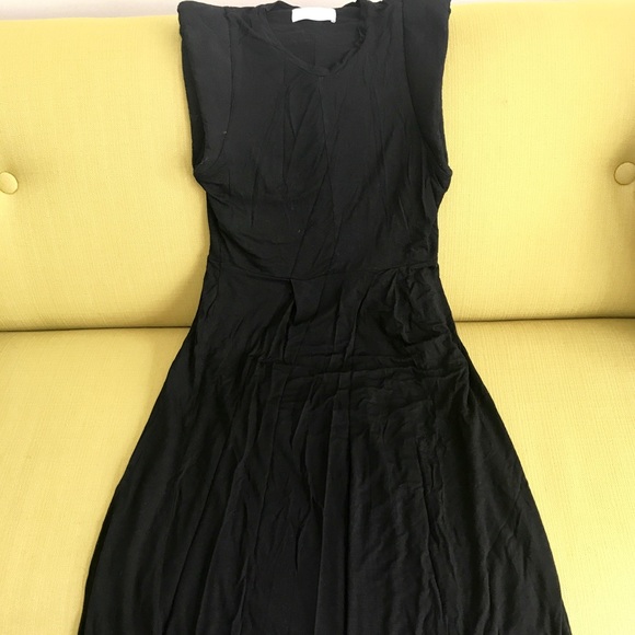 Black Jersey Midi Dress - Picture 6 of 6